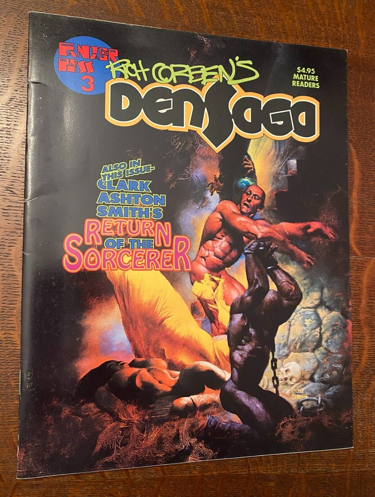 DenSaga 3 Richard Corben Fantagor Press 1993 Clark Ashton Smith Comic -- NEW