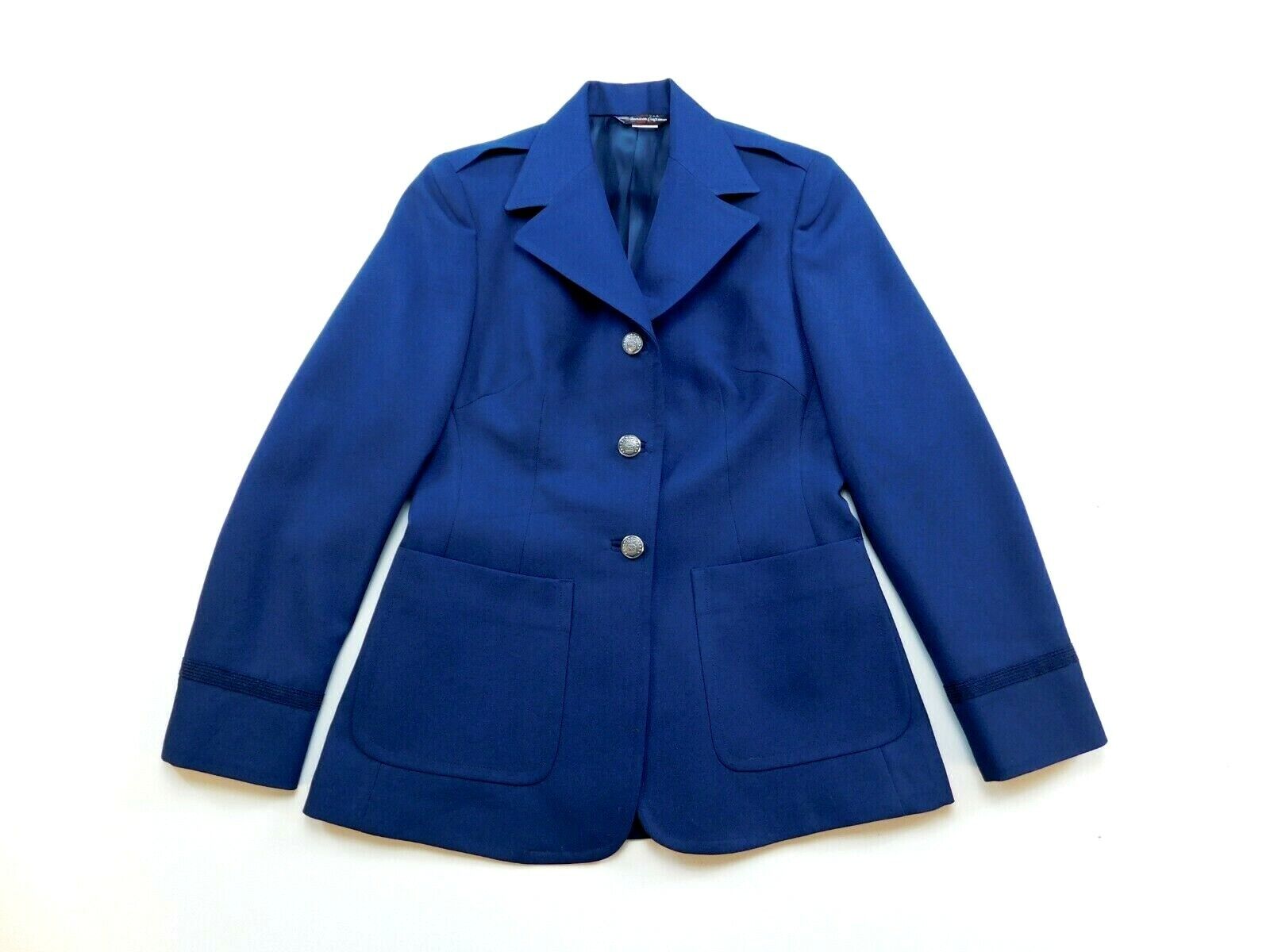 WAF Womens Air Force Officer Blue Pantsuit Coat 8 Petite Combination 1A 