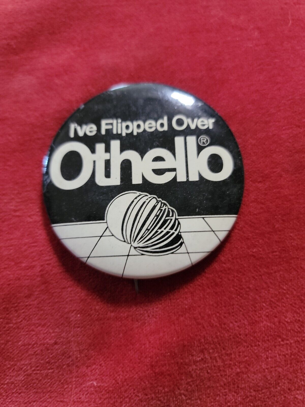 VINTAGE I'VE FLIPPED OVER OTHELLO BUTTON