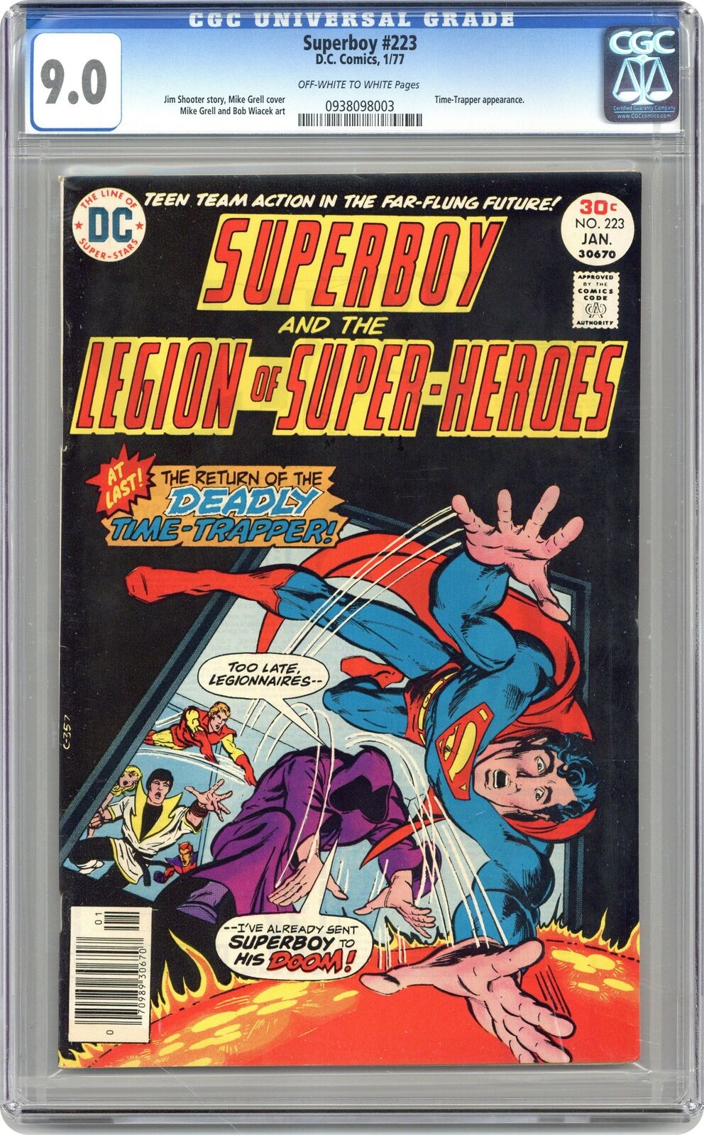 Superboy #223 CGC 9.0 1977 0938098003
