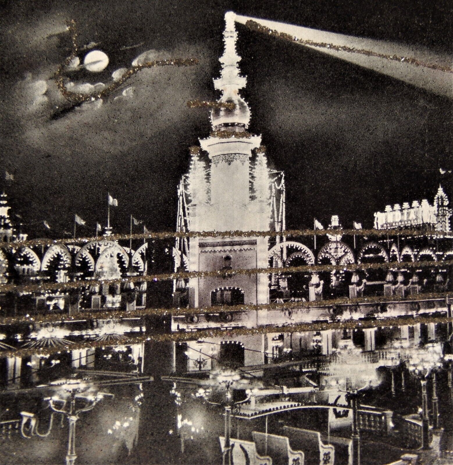 Vintage Postcard, BROOKLYN, NY, 1906, Electric Tower At Luna Park, Coney Island