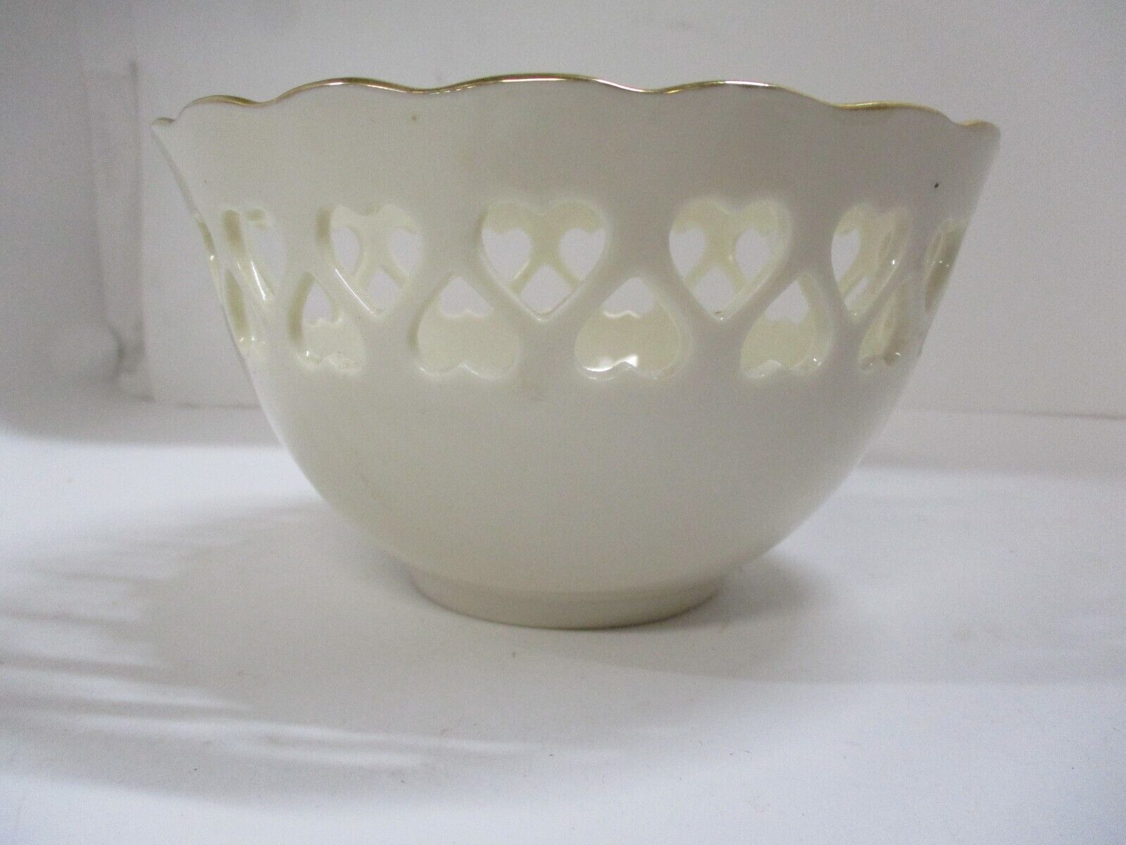 Vintage Lenox Ceramic Bowl Heart Collection
