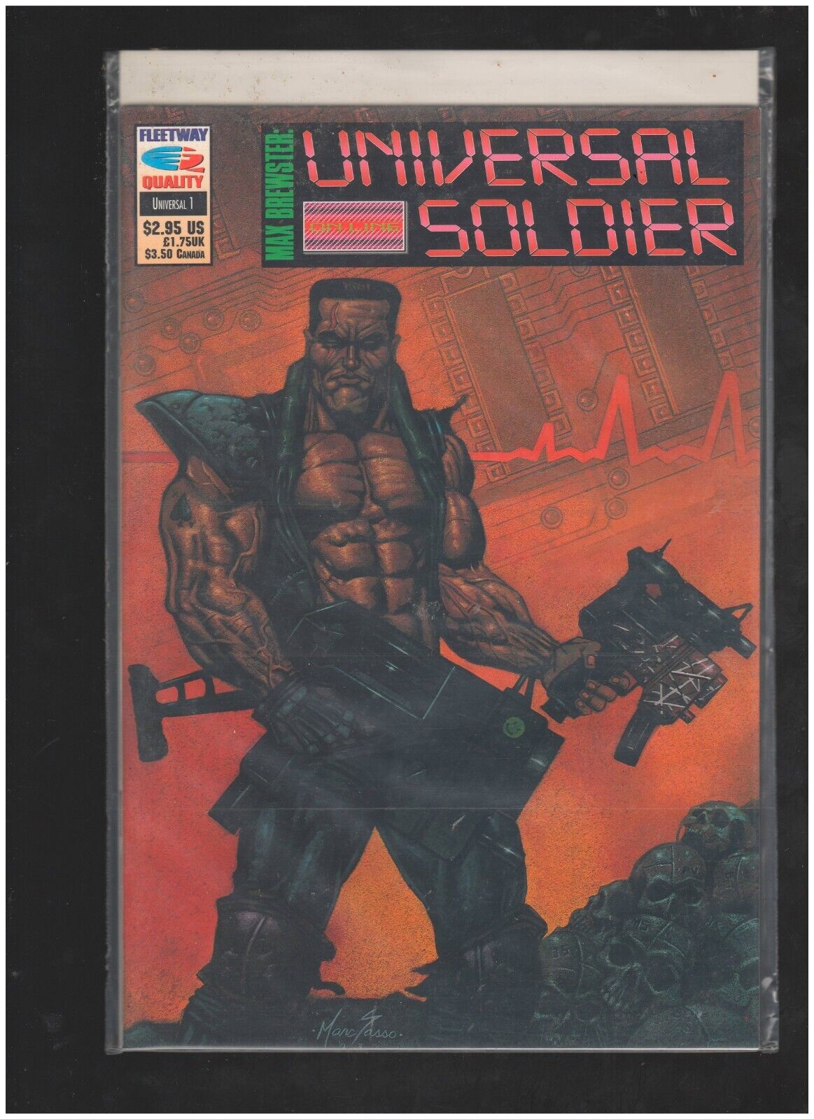 Max Brewster: Universal Soldier Online Volume 1,2, & 3 Fleetway Quality Comics