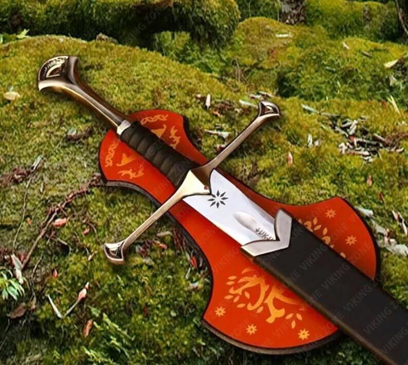 45''inch Anduril Sword of Narsil the King Aragorn Fully Replica handmade