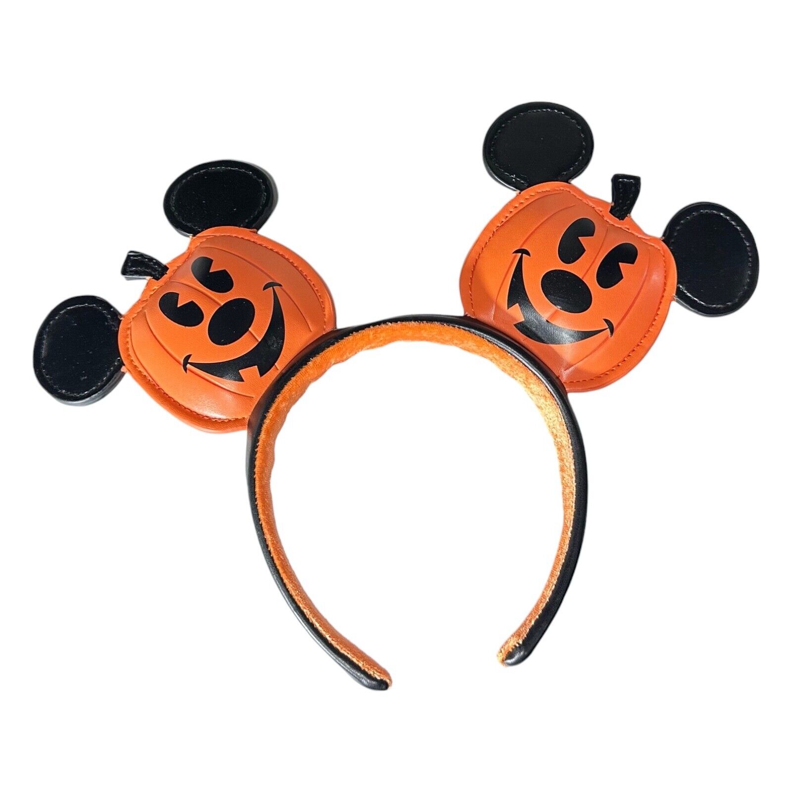 2020 Disney Parks Mickey Jack-O-Lantern Pumpkin Minnie Ear Headband READ