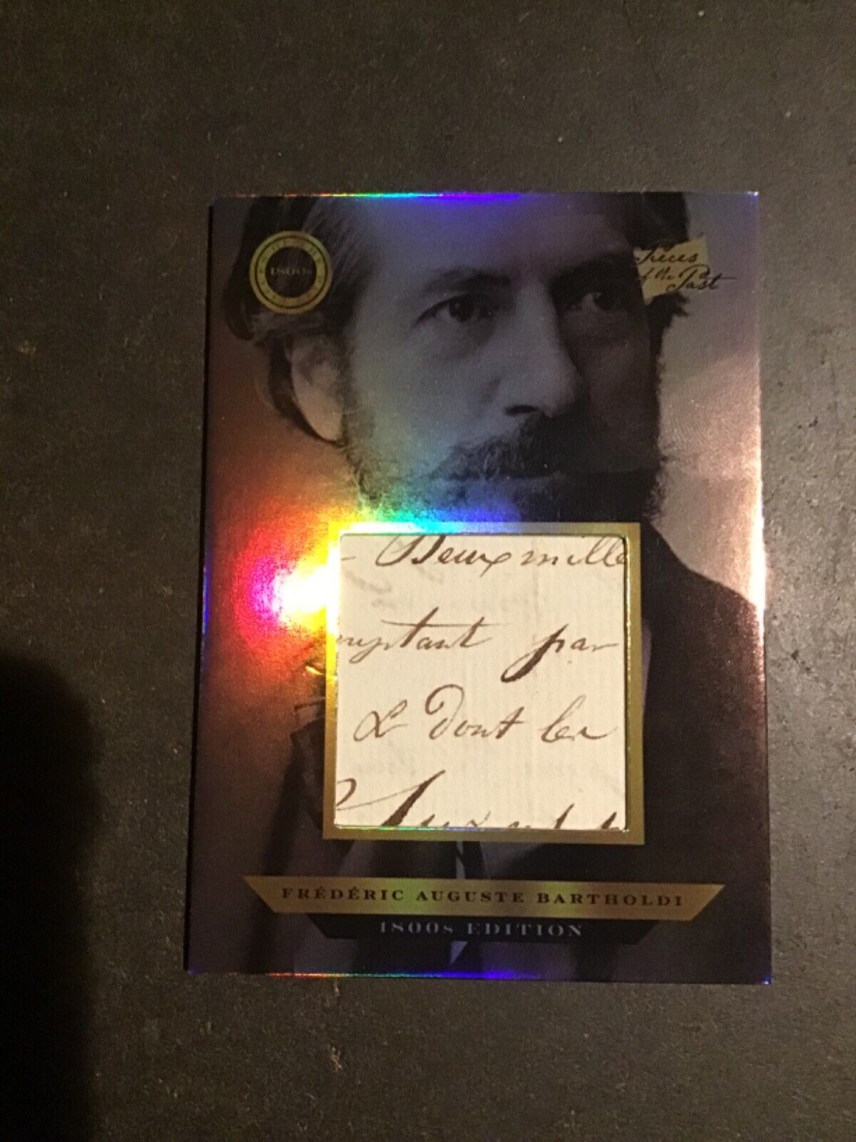 2024 Pieces of the Past Sixer Mixer Foil Frederic Auguste Bartholdi Relic