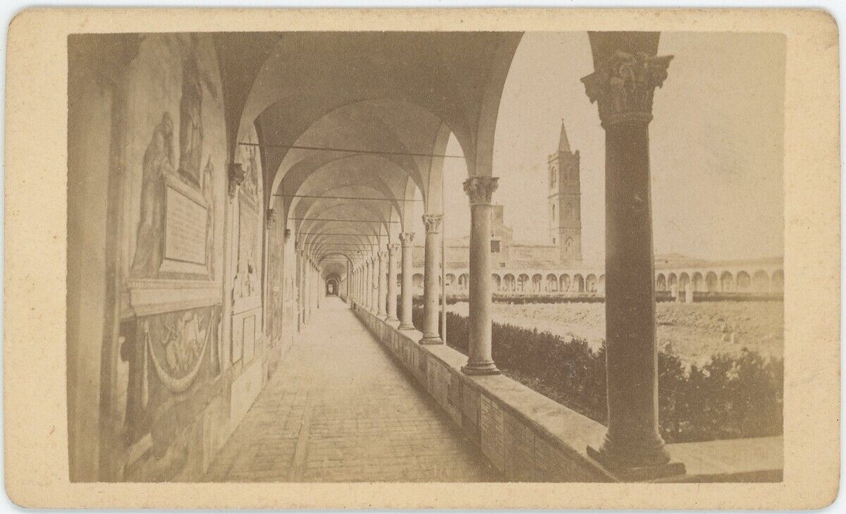 CDV circa 1870-80. Campo Santo. Bologna. Bologna. Italy. Italy.