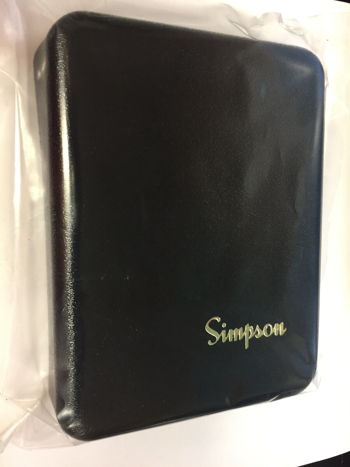 02136 SIMPSON HARD COVER TOP CASE 7 X 5 INCHES NOS