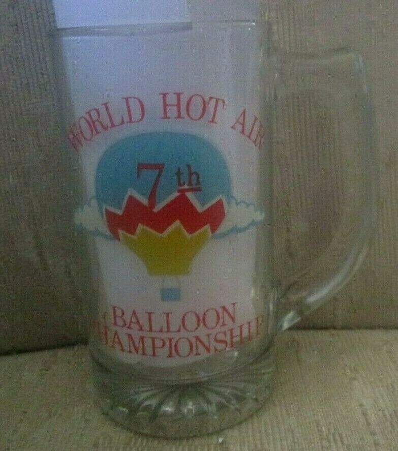 1985 7th World HOT AIR BALLOON Championship Battle Creek Michigan Mug Cup
