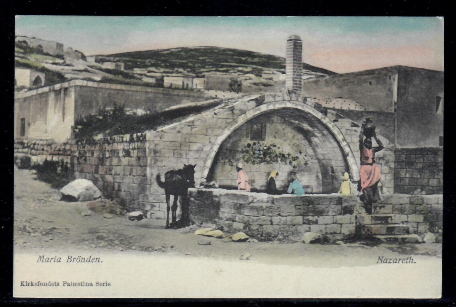 Nazareth Palestine Color postcard Publisher: Kirkefondets Palaestina Serie