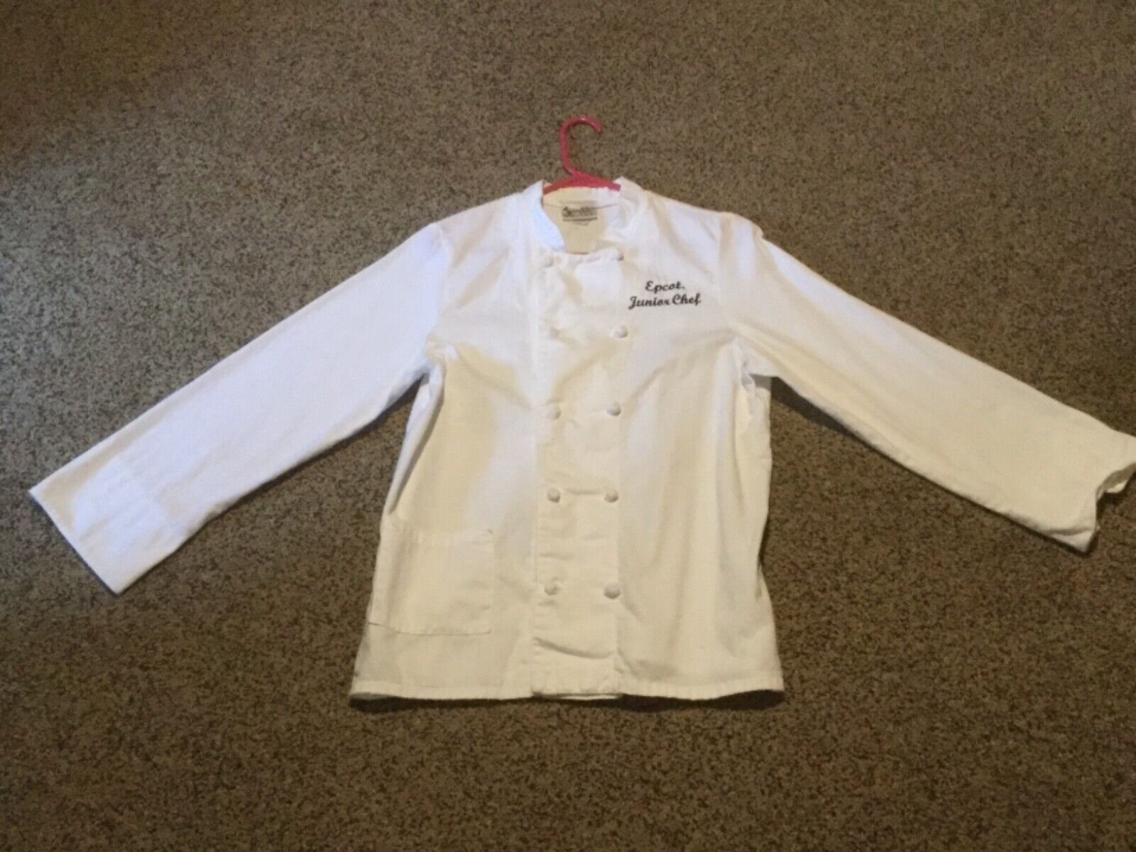 Pre Owned Disney Epcot Junior Chef Jacket.  Youth X-Large.