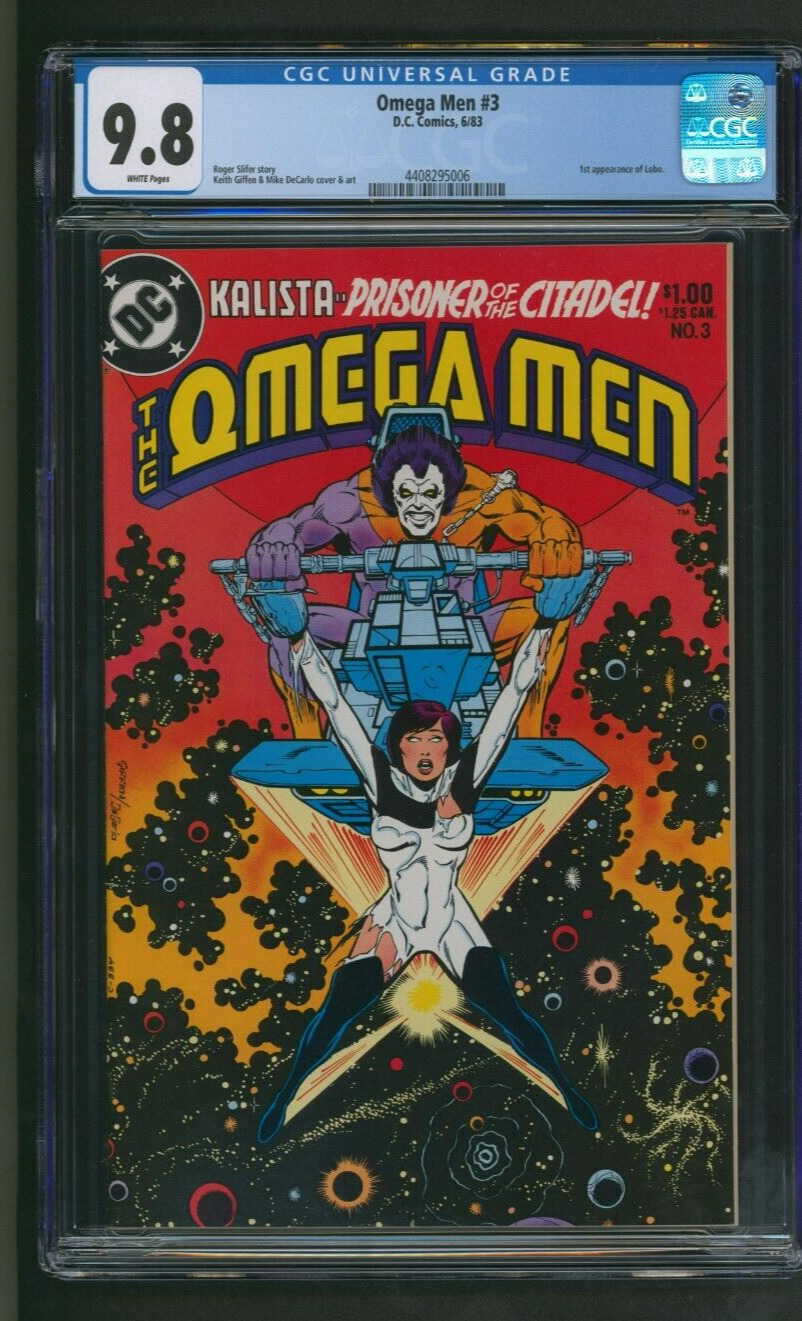 Omega Men #3 CGC 9.8 WP 1st Appearance of Lobo DC Comics 1983 New Slab