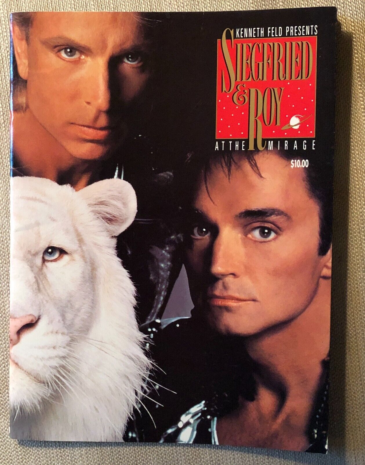 Siegfried and Roy The Mirage 1991 Souvenir Program Book Las Vegas Magic