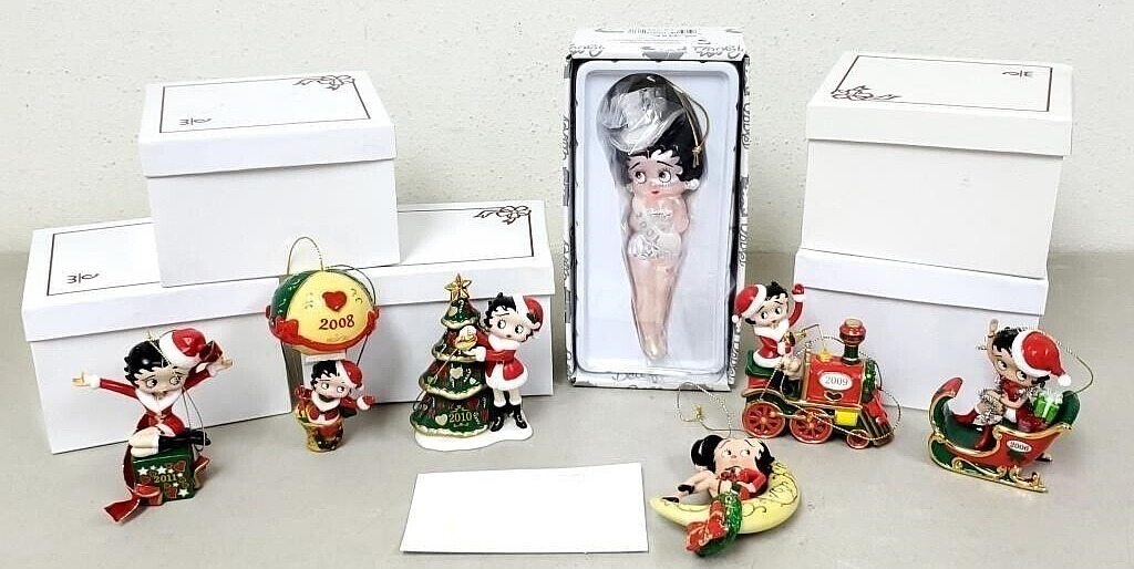 Danbury Mint Betty Boop Ornament + other Betty Boop ornament - Estate Sale Items