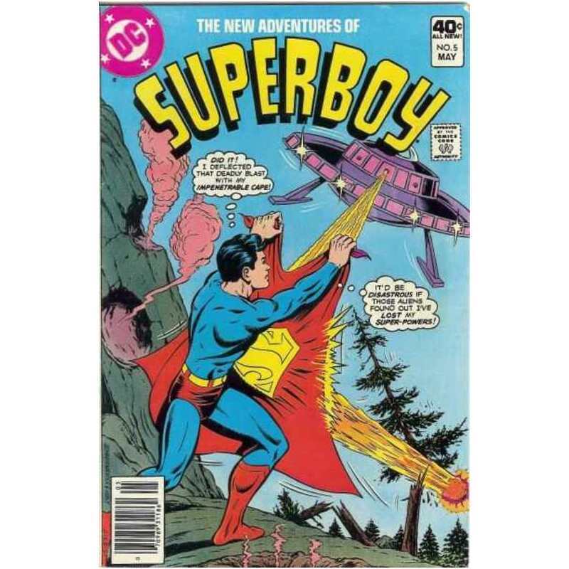 New Adventures of Superboy #5 in Very Fine condition. DC comics [z^