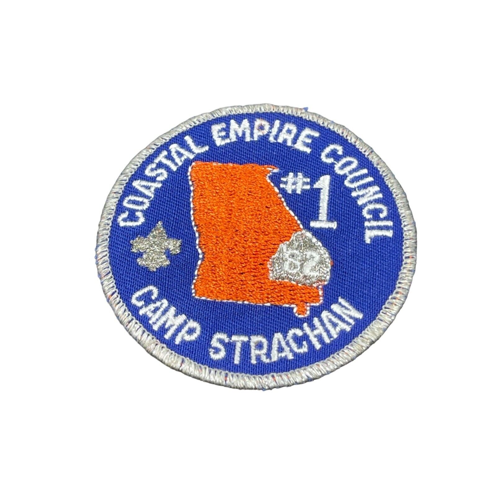 1982 Boy Scouts of America Coastal Empire Council Camp Strachan Patch