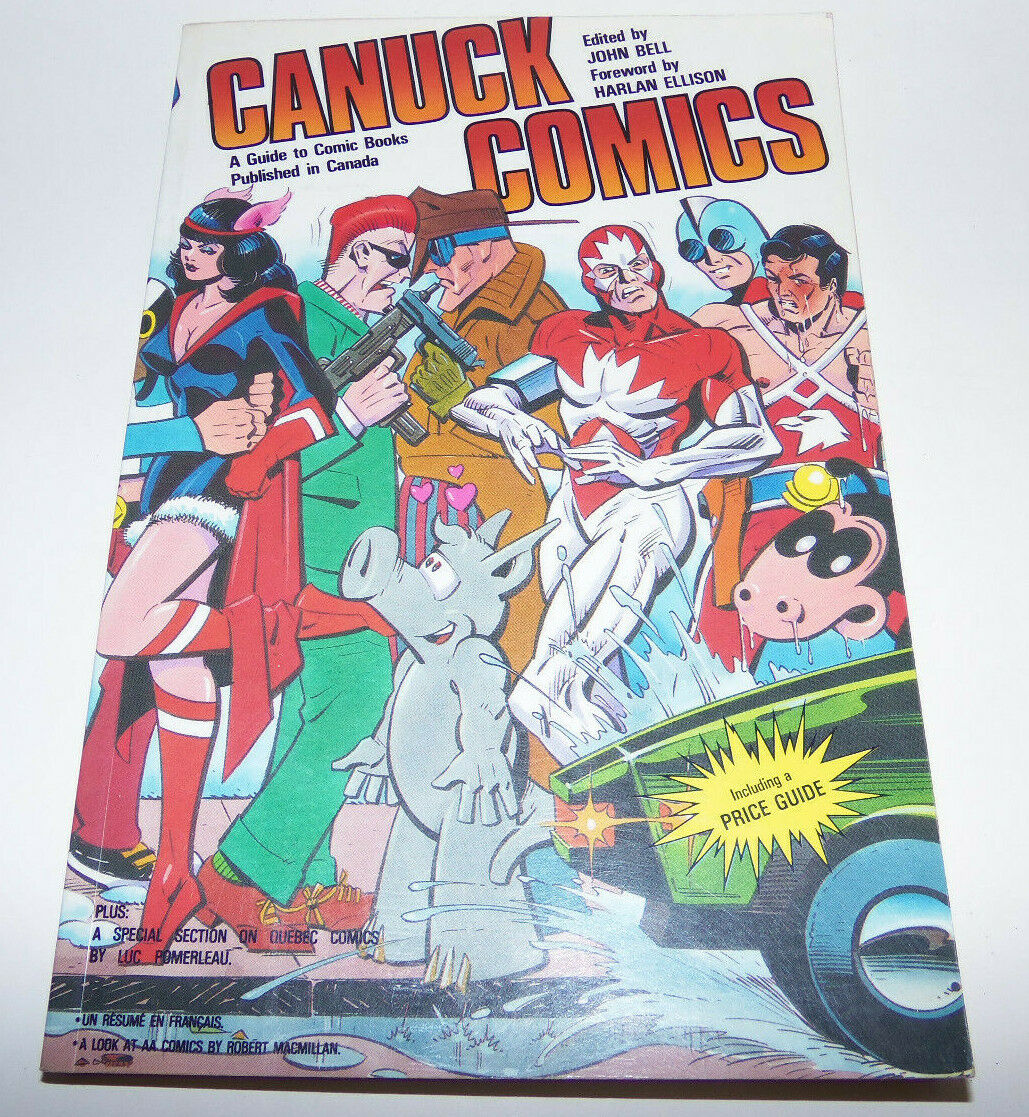 Vintage Canuck Comics Guide to Comic Books 1986 Published in Canada Matrix Books