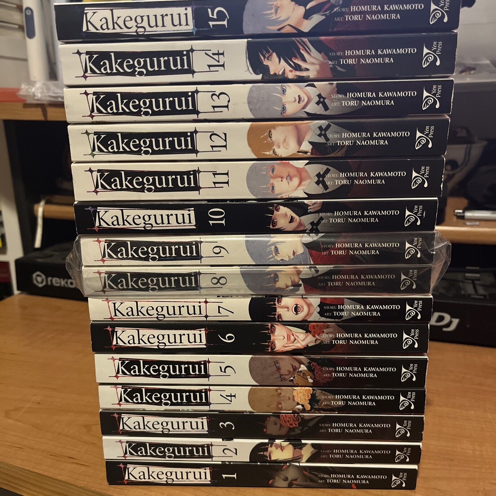 Kakegurui: Compulsive Gambler Manga Set Vol. 1-15 English 1st Yen Press Printing
