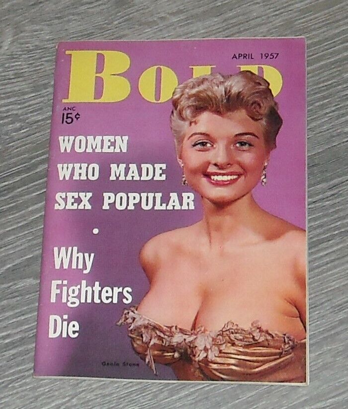 BOLD DIGEST MEN\'s PINUP MAGAZINE April 1957 JAYNE MANSFIELD MAMIE VAN DOREN