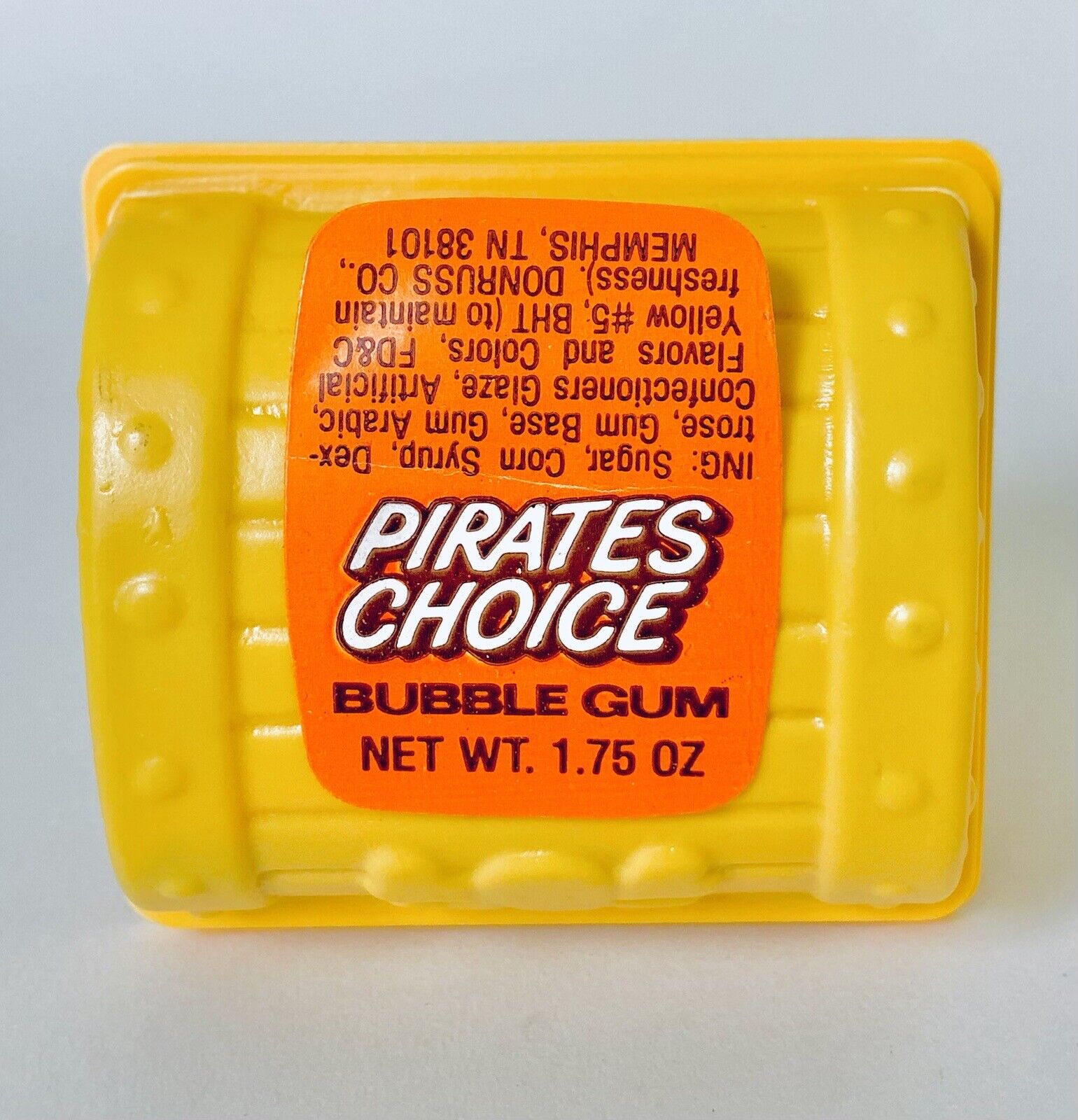 Vintage 1982 Donruss PIRATES CHOICE Treasure Chest Bubble Gum 2” Candy Container