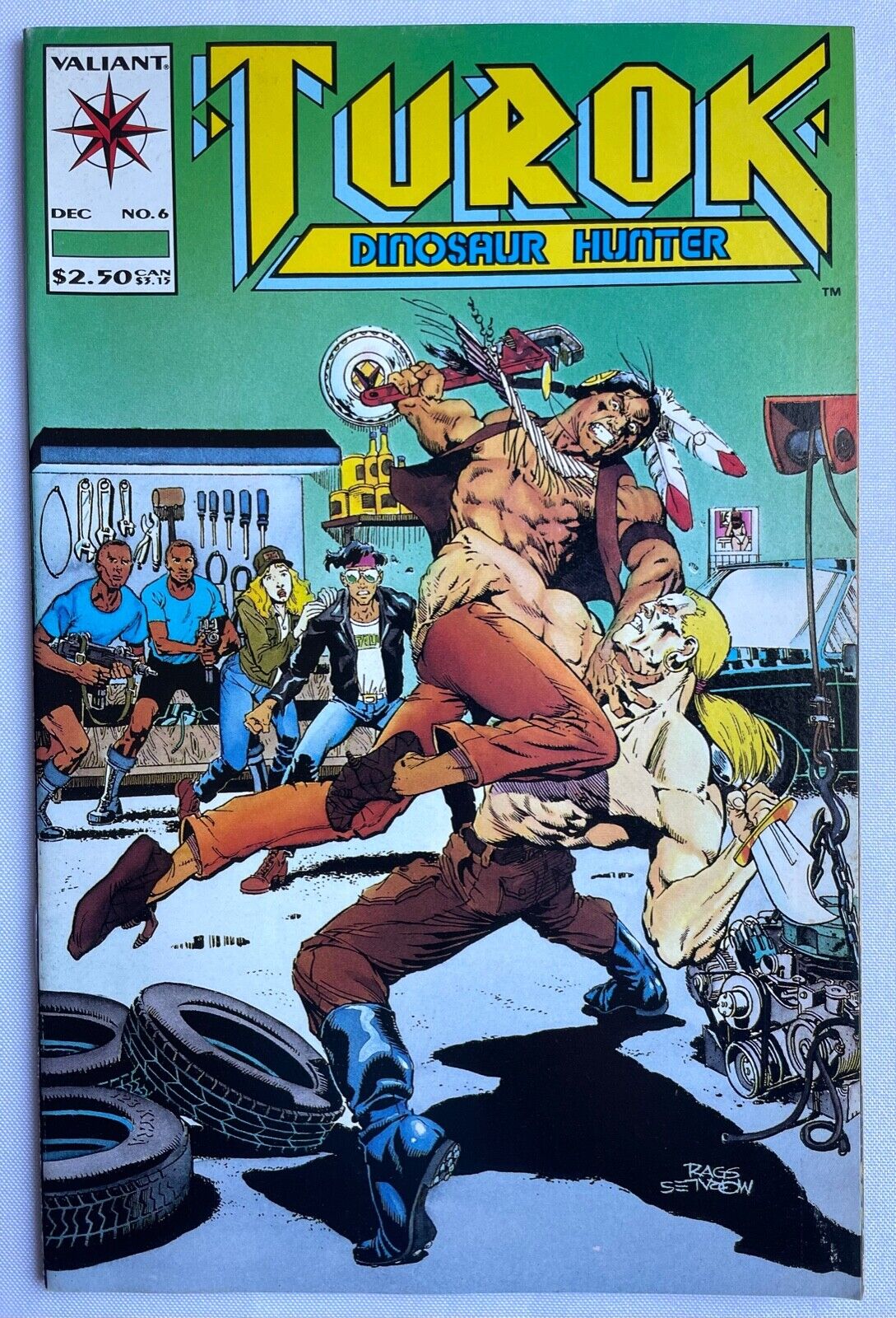 TUROK DINOSAUR HUNTER #6 (Valiant Comics, 1993) Near Mint NOS