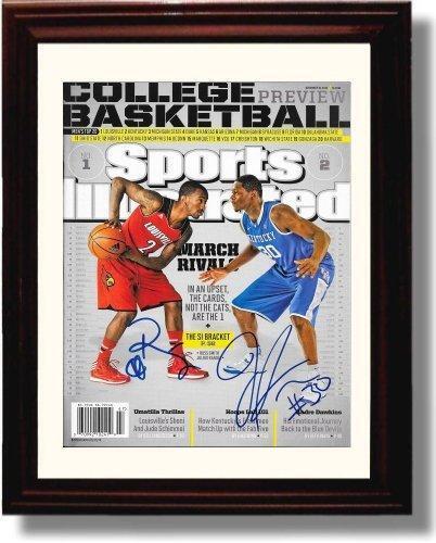 Framed 8x10 Julius Randle and Russ Smith SI Autograph Promo Print