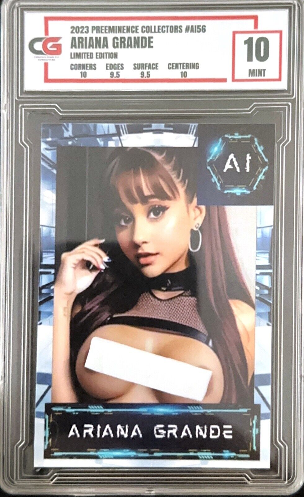 Ariana Grande Card Cg Graded Mint 10