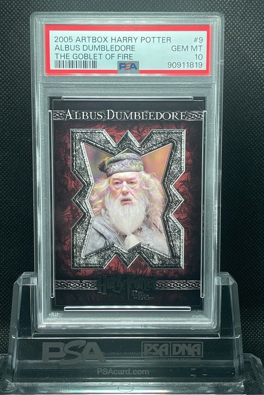 2005 Artbox Harry Potter Albus Dumbledore Goblet Of Fire #9 PSA 10 Gen Mint