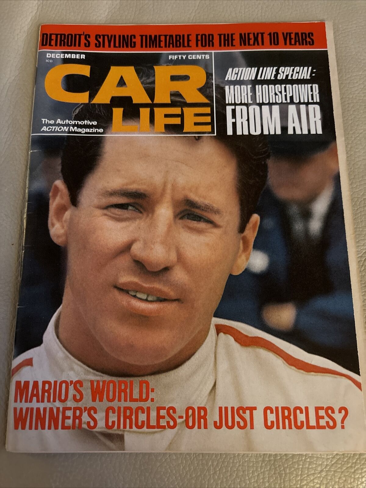 Car Life December 1968  Mario’s World Winners Circle