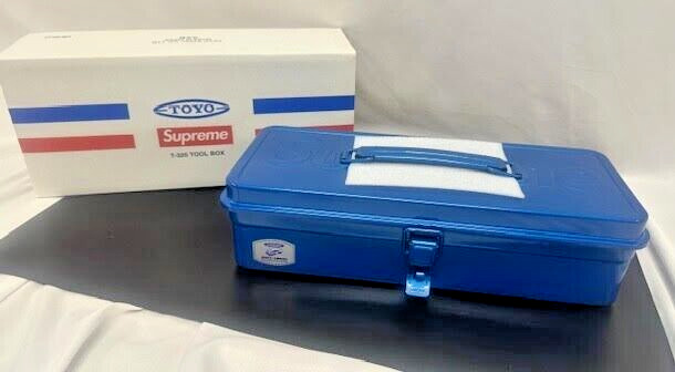 Supreme TOYO Japan Steel T-320 Toolbox - Blue *New in Box*