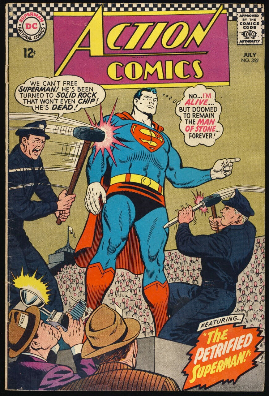 ACTION COMICS #352 1967 VG/FN SUPERMAN \
