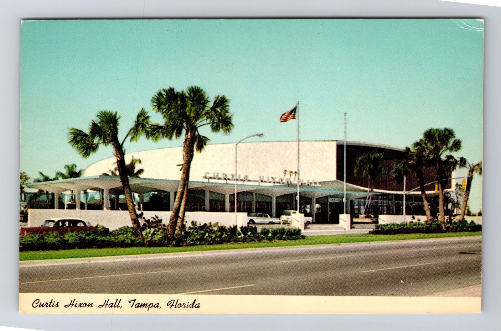 Tampa FL-Florida, Curtis Hixon Hall, Convention Center Souvenir Vintage Postcard