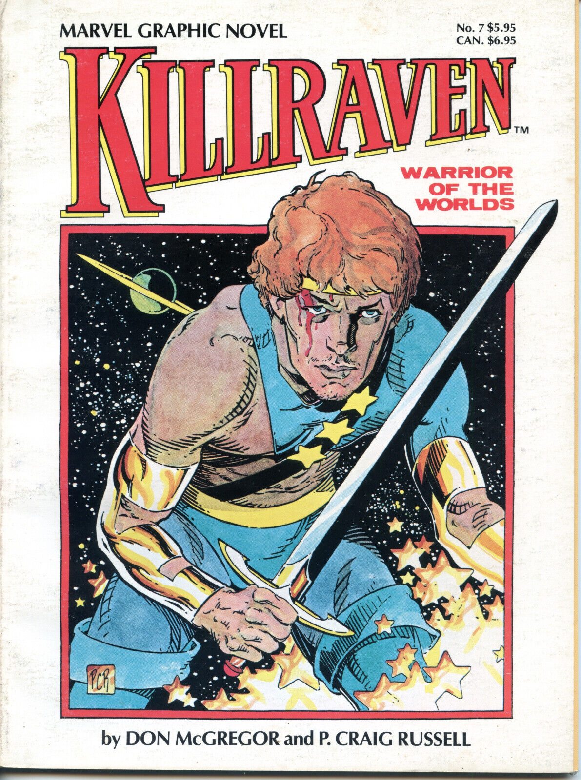 KILLRAVEN by P Craig Russell MARVEL Graphic Novel #7 1st Print 1982 VG 1-owner