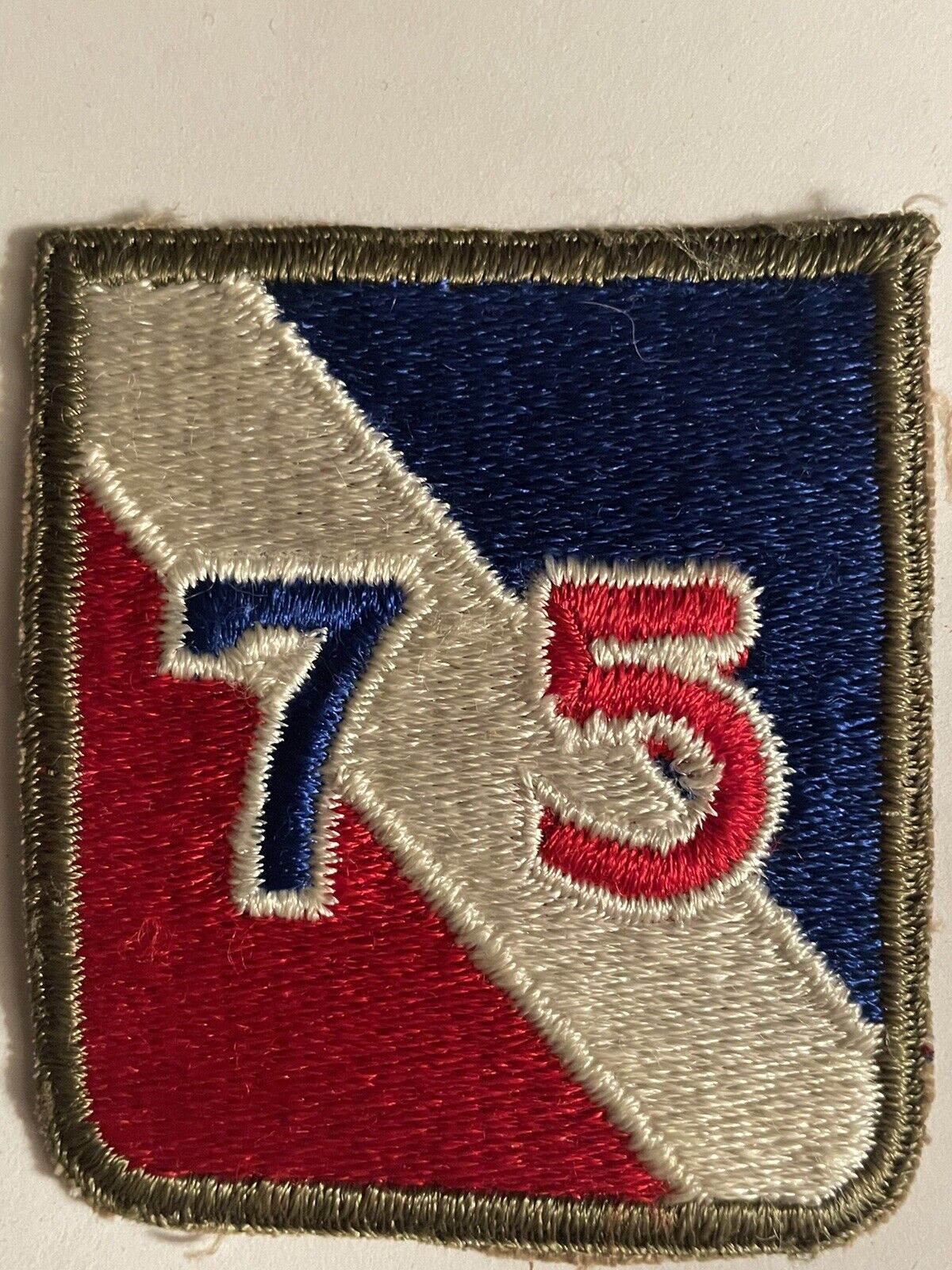 WW2 75th Infantry Division SSI Patch(ID)