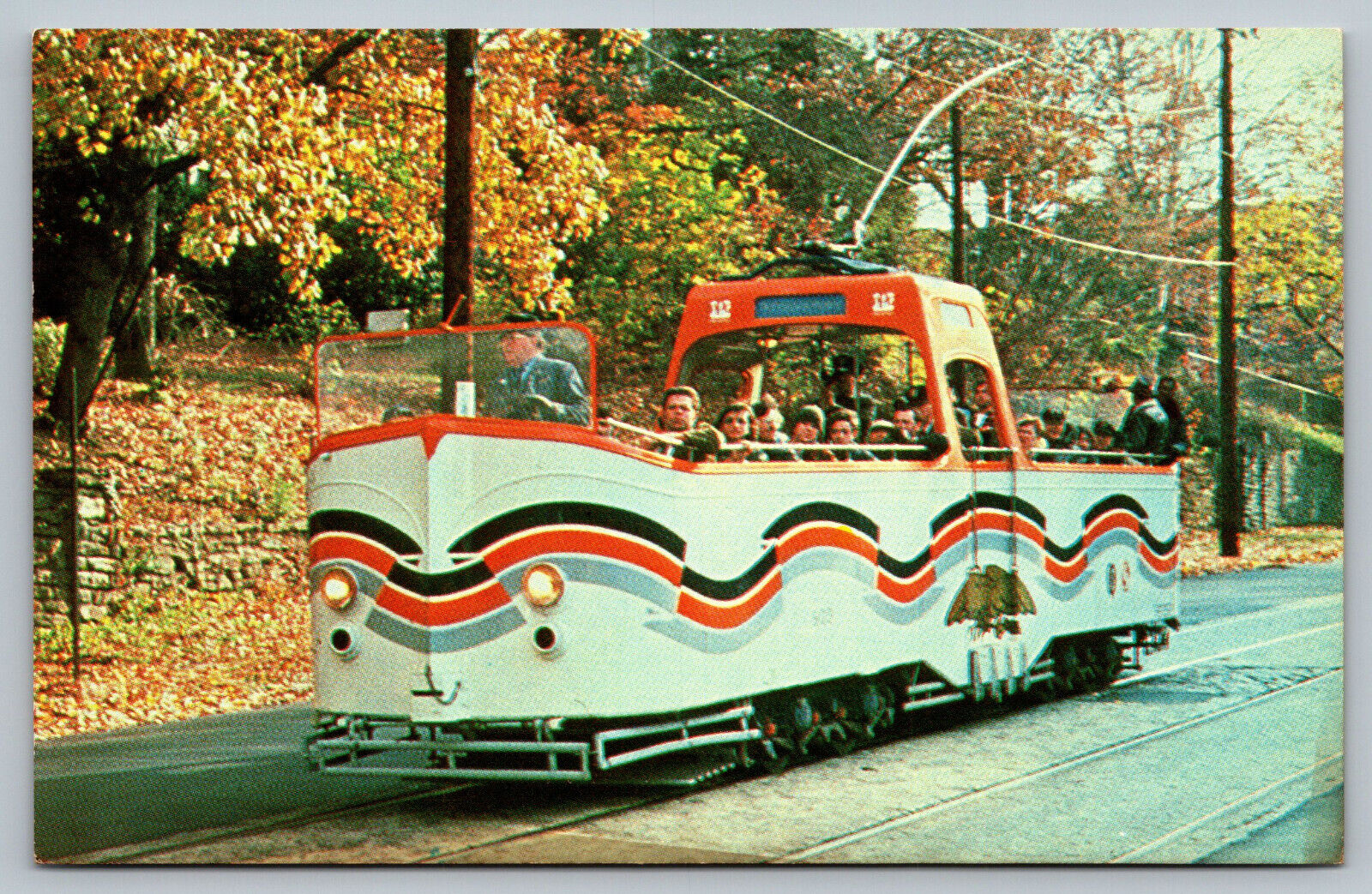 Postcard Southeastern Pennsylvania Transportation Authority Trolley Boat B13