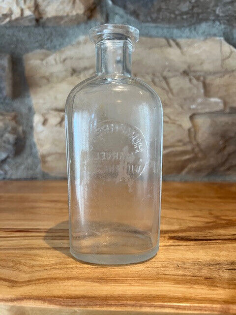 Humphrey's Marvel Witch Hazel Rare Vintage Bottle (mistake on embossing) 