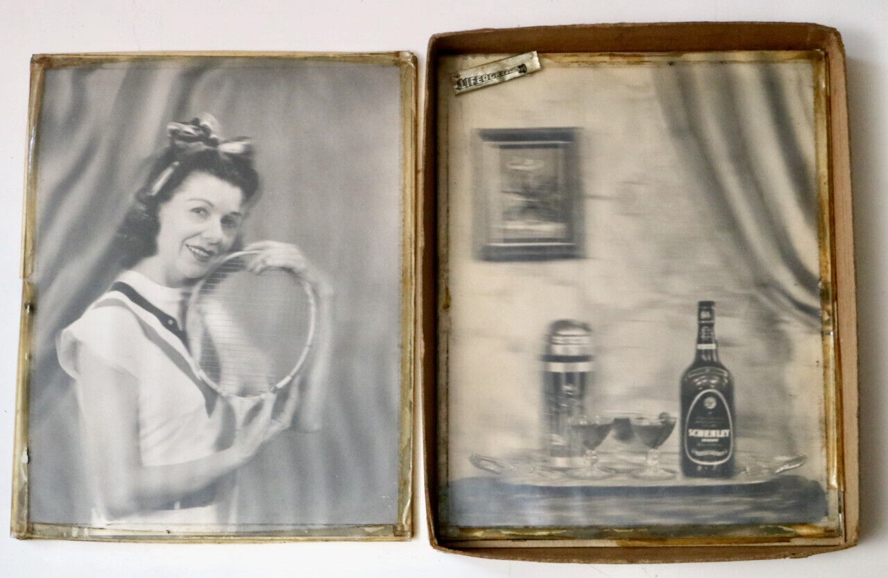 LIFEOGRAPH vintage 1950 lenticular 3-D photo sample set w/ paper work
