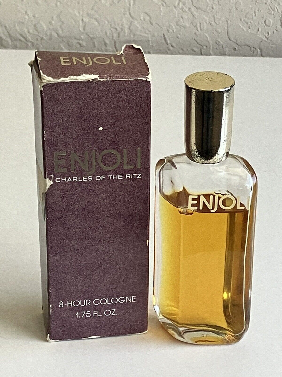 Enjoli by Charles of the Ritz 8 Hour Cologne 1.75 oz Vintage Perfume 75% Full