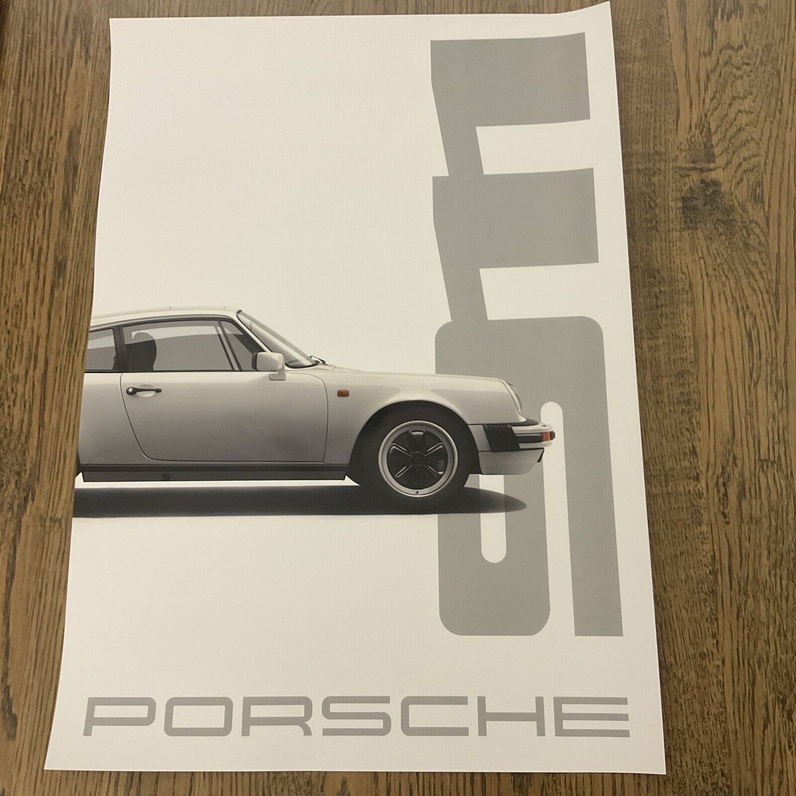 2023 PORSCHE 911 60 YEARS G SERIES CARRERA 1989 LIMITED EDITION SHOWROOM POSTER