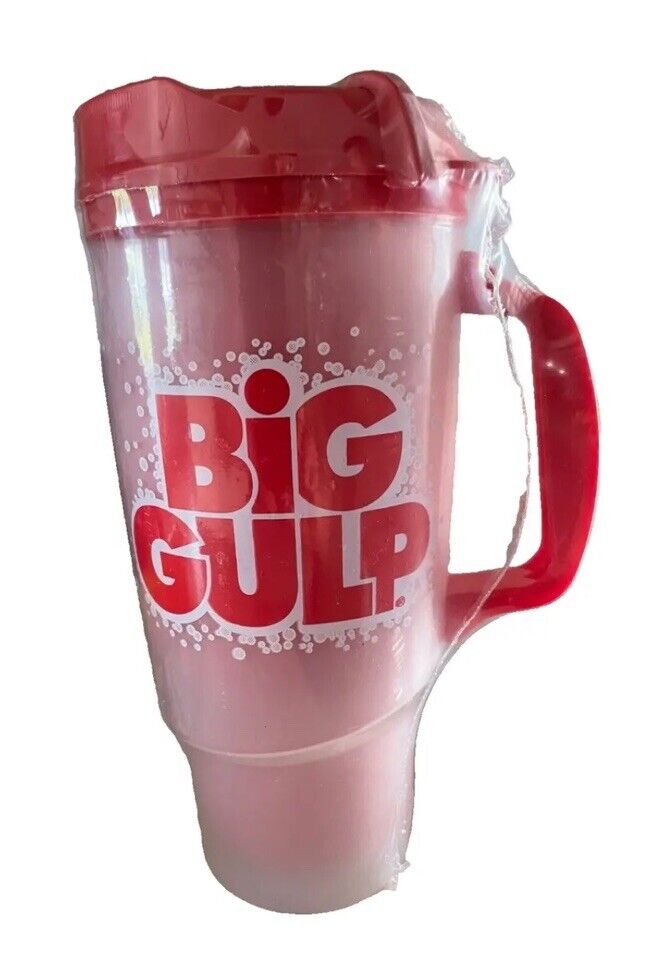 Sealed 7-Eleven Big Gulp Insulated 34 oz Fountain Cup/ Travel Mug~New