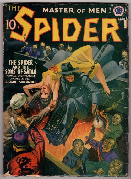 The Spider Mar 1941 Rafael DeSoto - Oriental Menace Cvr - High Grade
