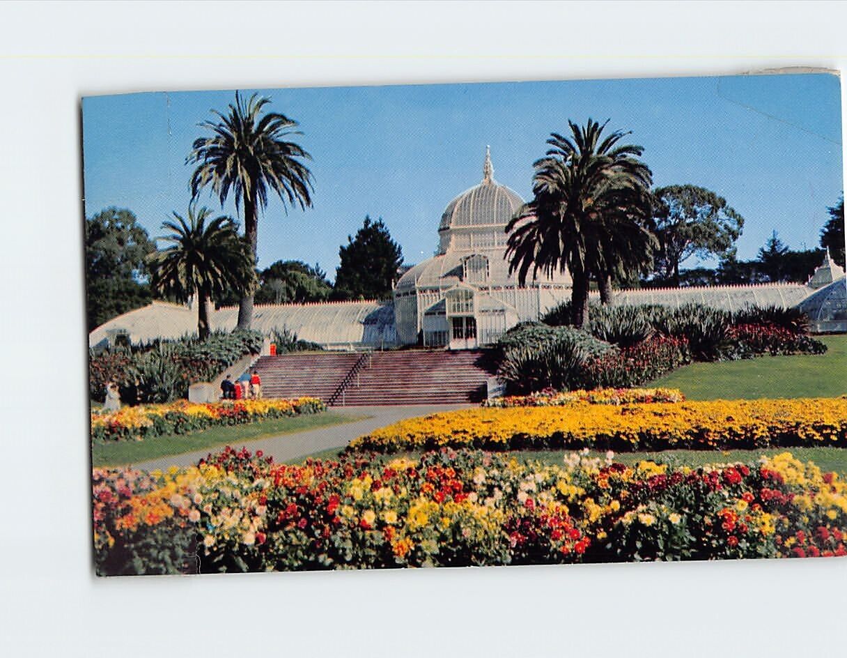 Postcard Conservatory of Flowers Golden Gate Park San Francisco California USA