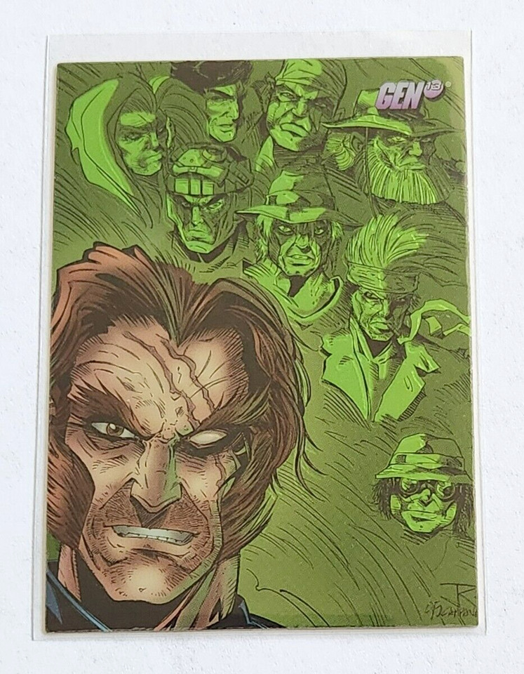 1995 GEN 13 LYNCH\'S HISTORY #93 by WILDSTORM CHROME TRADING CARD