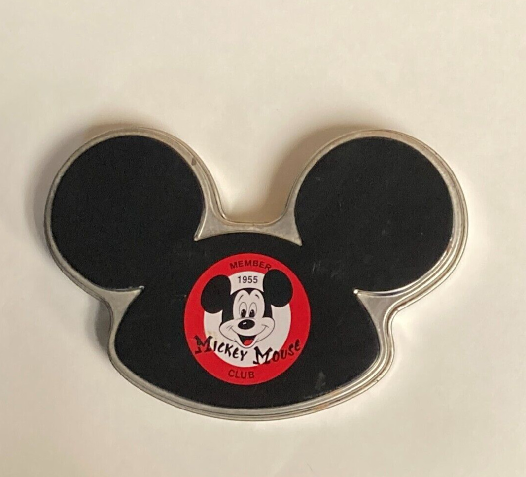 Disney Tin Mickey Mouse Club 1955 Member Anniversary Watch Container Only EMPTY