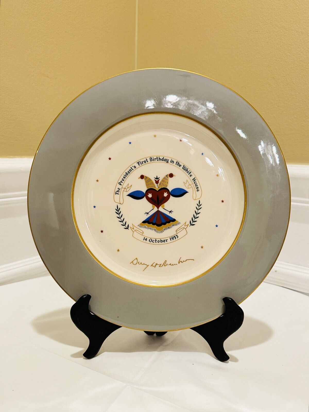 Dwight D. Eisenhower Commemorative Birthday Plate