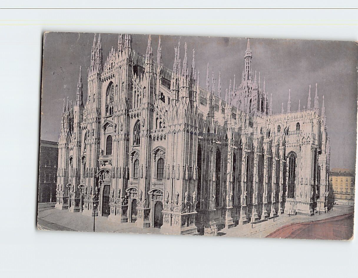 Postcard The Milan Cathedral Milan Italy