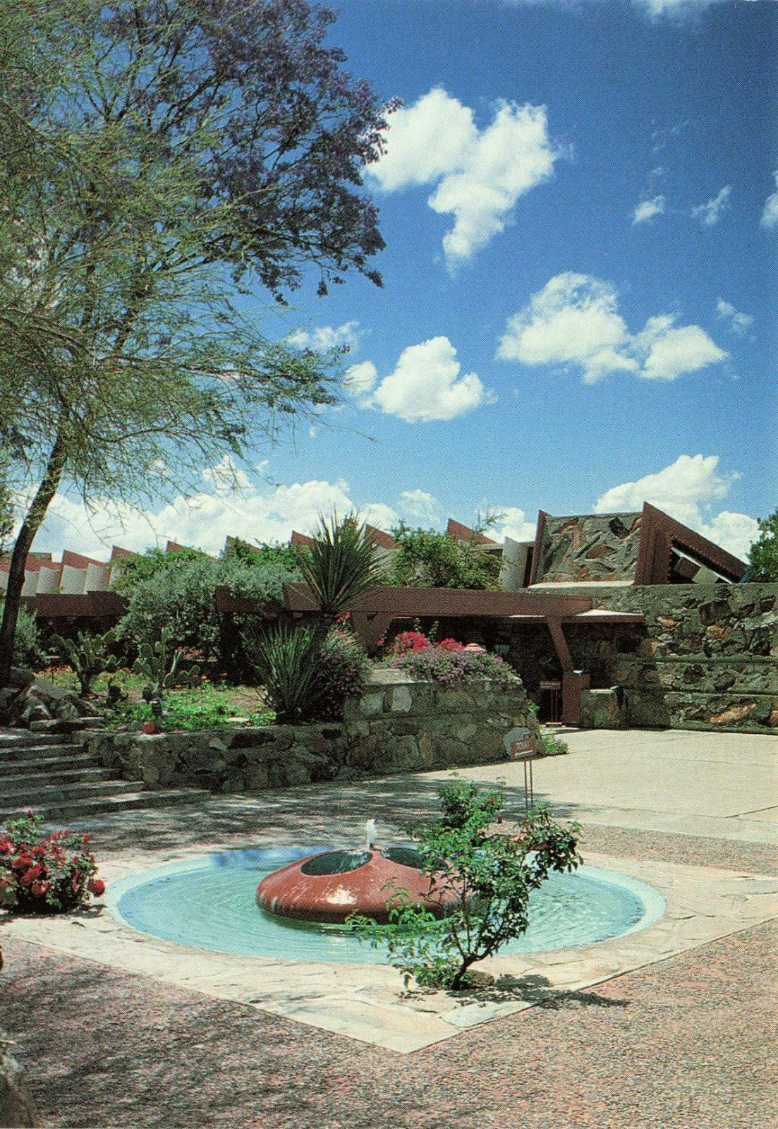 Postcard Headquarters for the Frank Lloyd Wright Foundation, Scottsdale, Arizona
