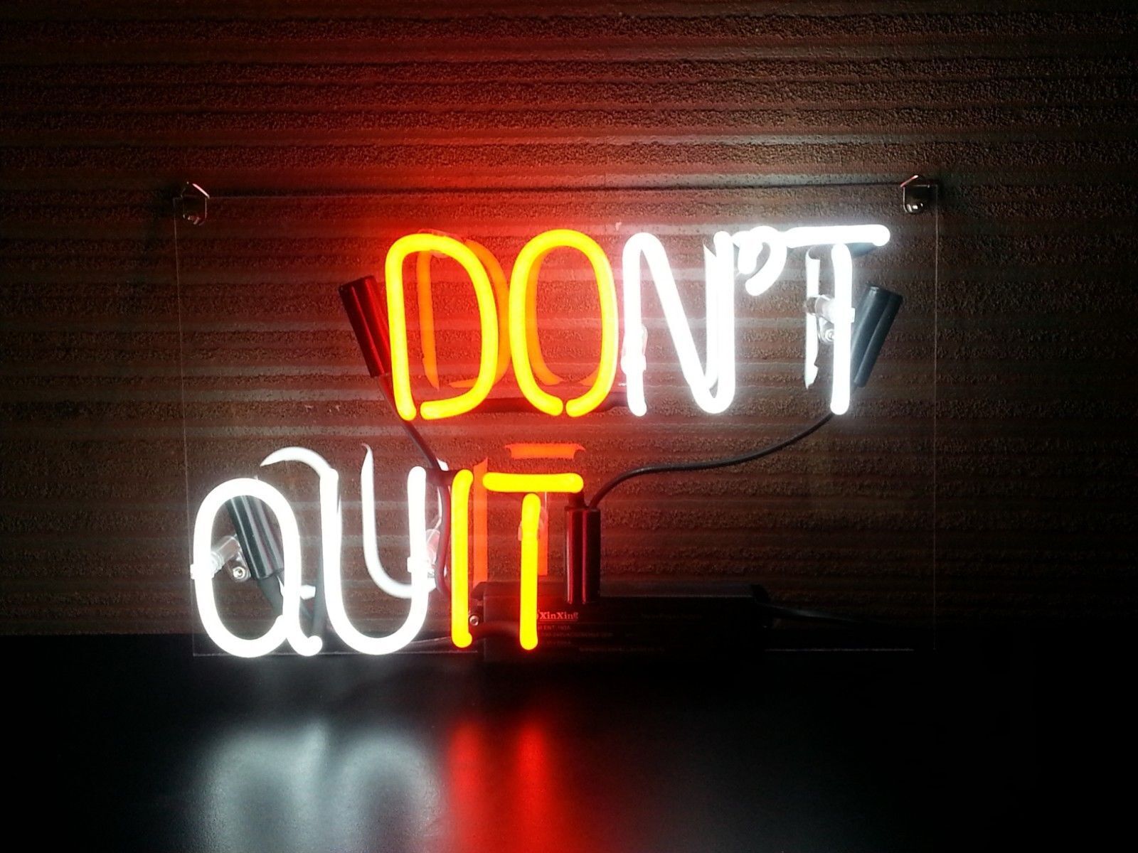 CoCo Don't Quit Do It Acrylic Neon Sign 14