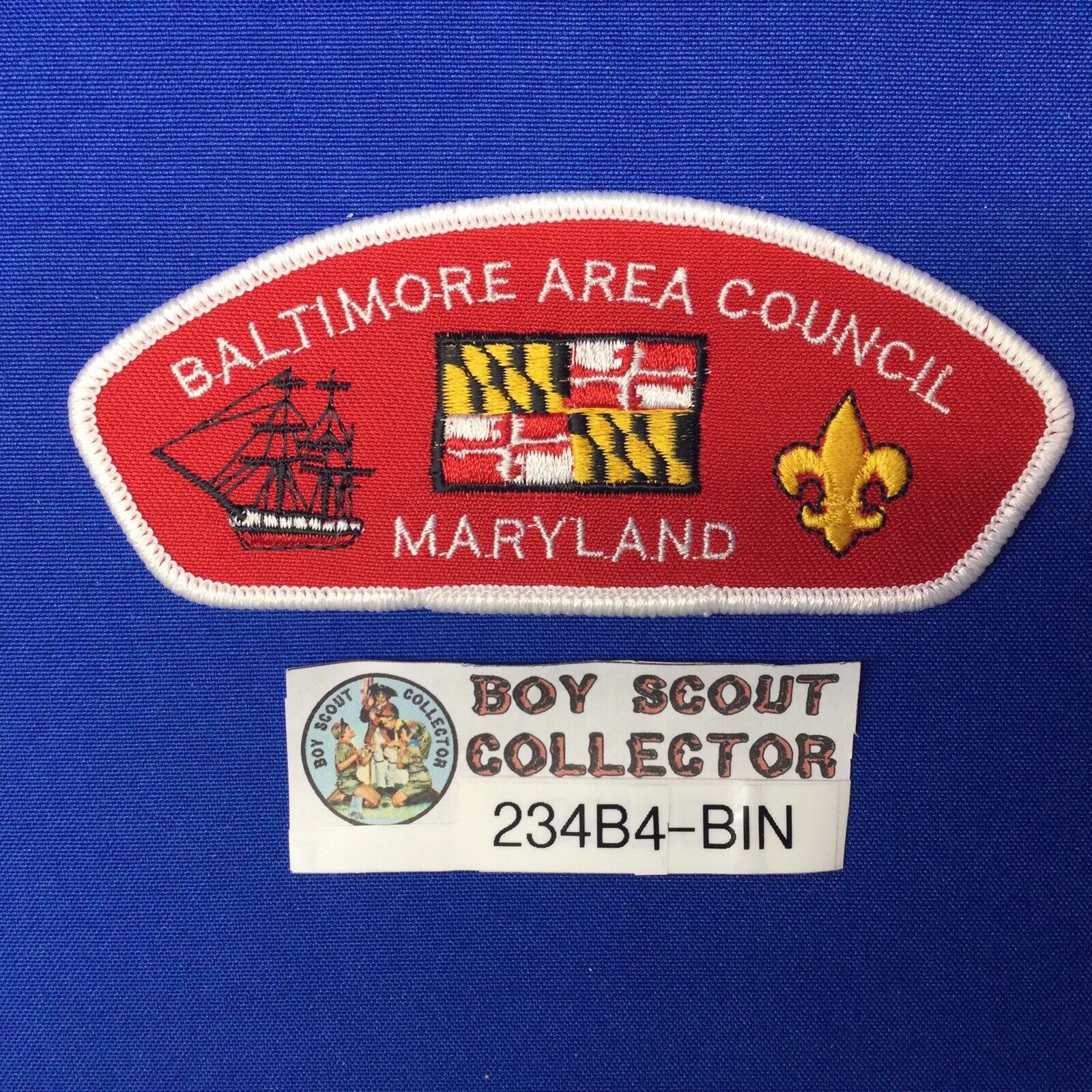 Boy Scout CSP Baltimore Area Council Shoulder Patch 234B4-BIN
