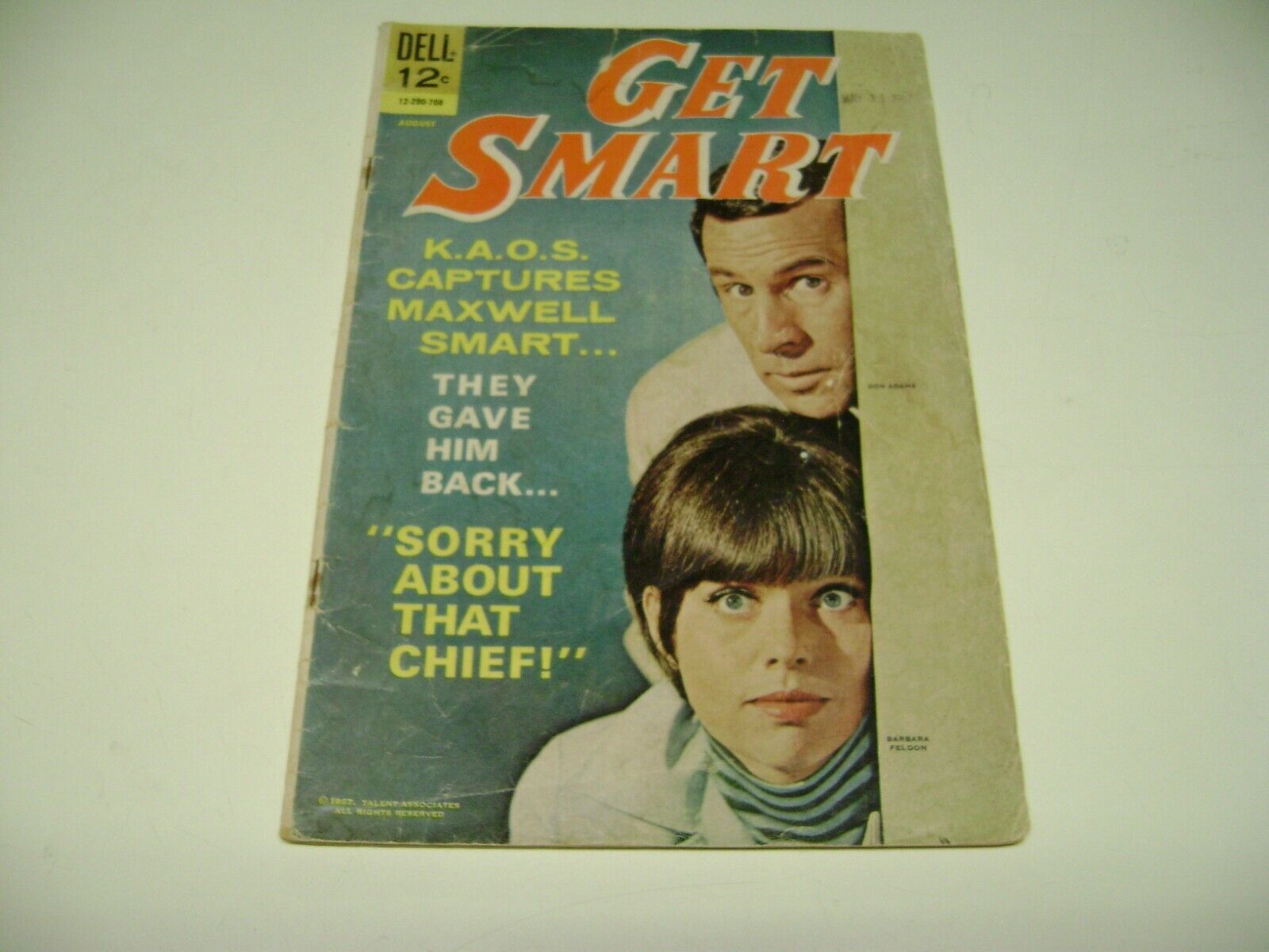 Vintage 1967 Dell GET SMART #7, comic lot of 1, Classic Comedy TV Show